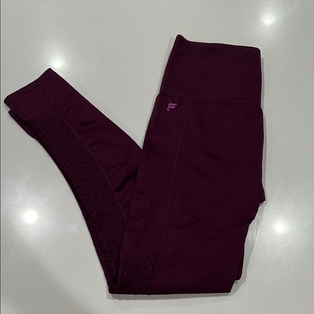 Fabletics Purple High-Waist Leggings